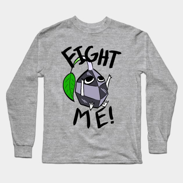 Fight Me! (Rock Pikmin) Long Sleeve T-Shirt by risathefabulous